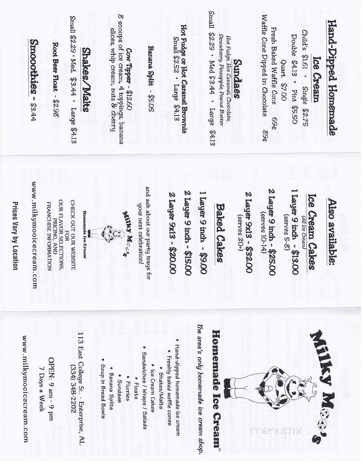 Menu of Hook's BBQ in Troy, AL 36081