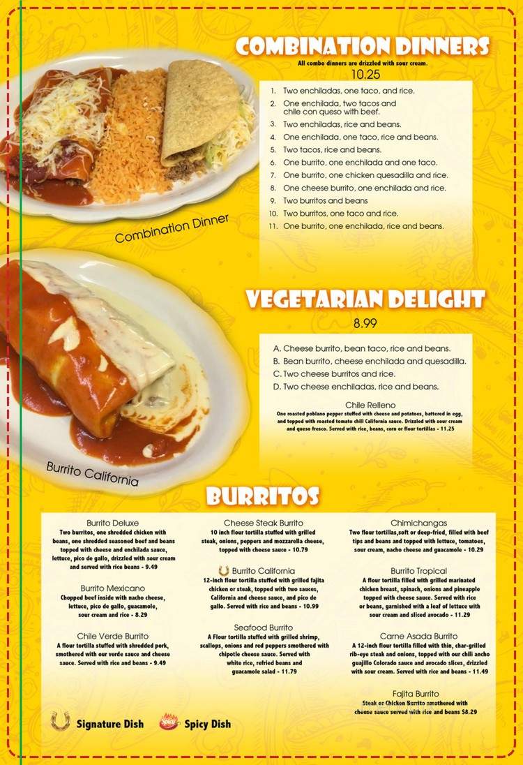 El Rancho Viejo - Brookings, OR menu_pic