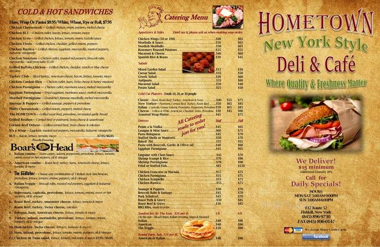 Hometown Deli & Pizzeria - Fishkill, NY