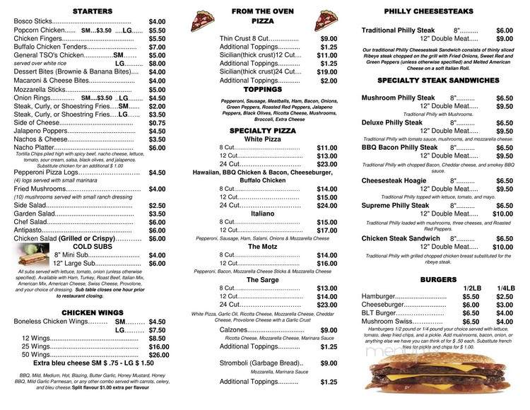 Nelsons Steak Out - Rensselaer, NY menu_pic