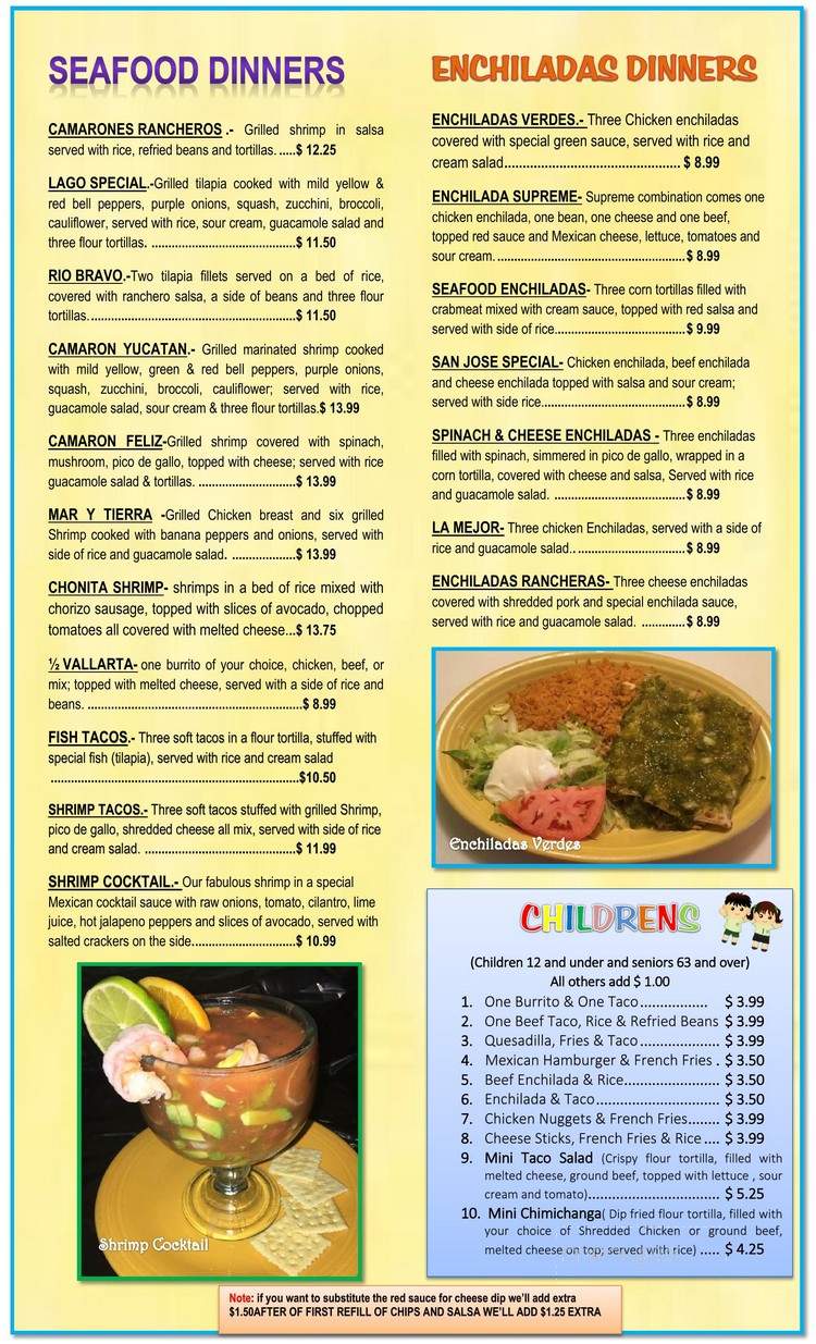 El Rincon Mexican Restaurant - Bridgeport, WV menu_pic