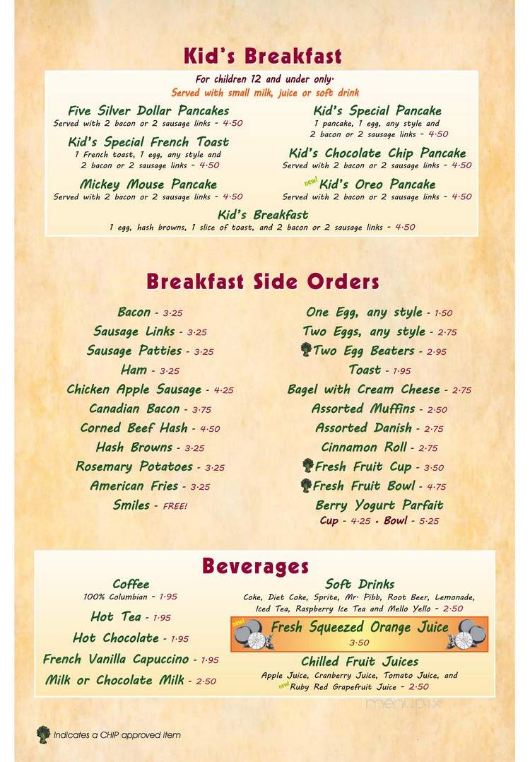 Jessica's Restaurant - Roscoe, IL menu_pic