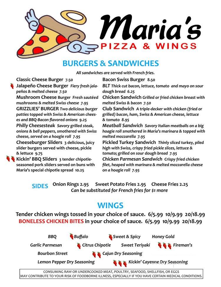 Maria's Pizza And Wings - Bolivar, TN