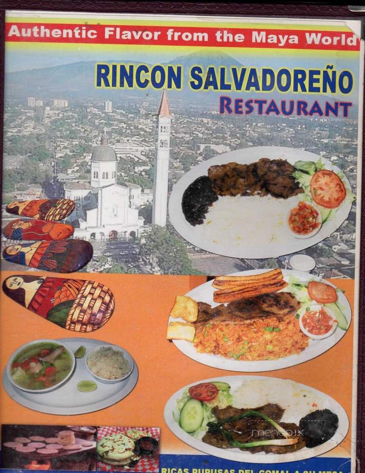 Rincon Salvadoreno Restaurant - Providence, RI menu_pic