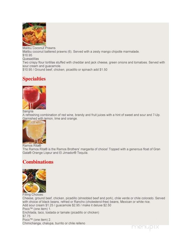 Guadalajara Grill Restaraunt - Longview, WA menu_pic