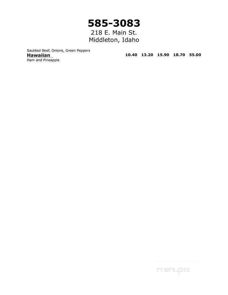 Spot Pizza - Marsing, ID menu_pic