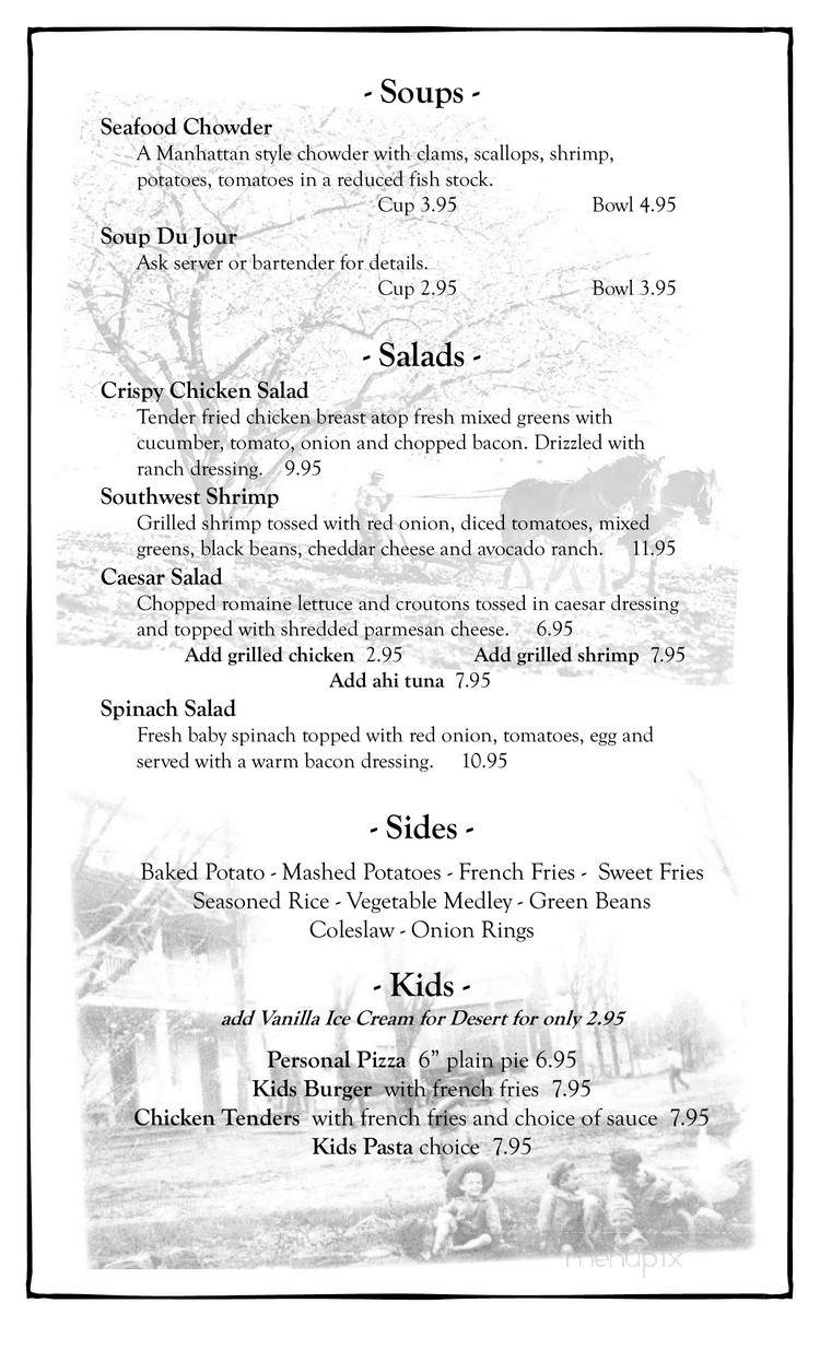 Tannersville Inn - Tannersville, PA menu_pic