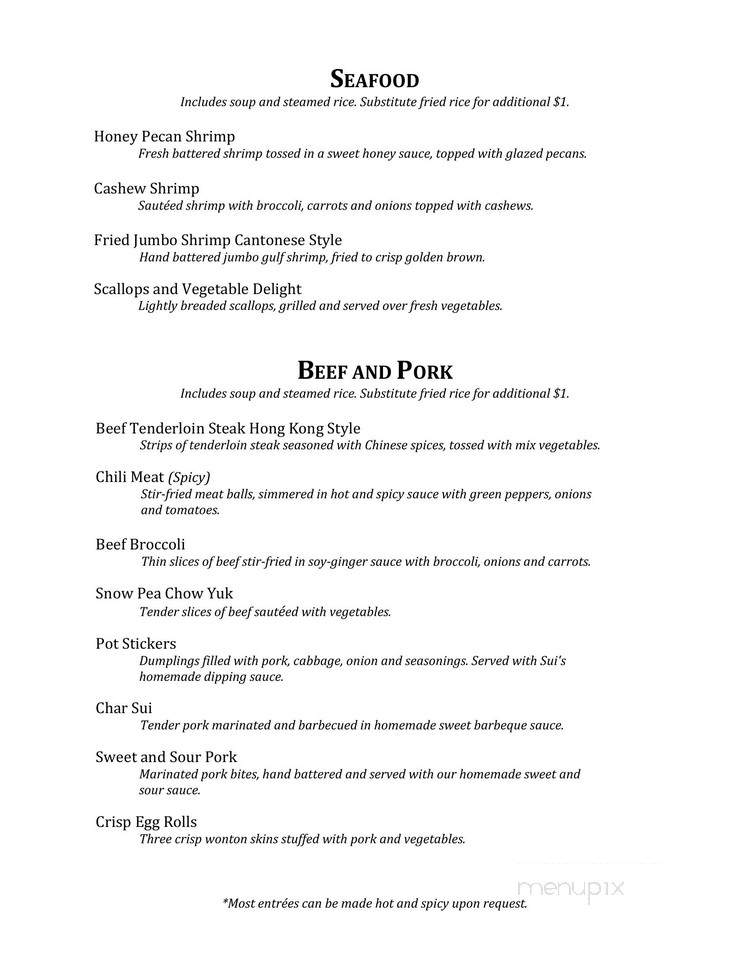 China Garden - Green River, WY menu_pic