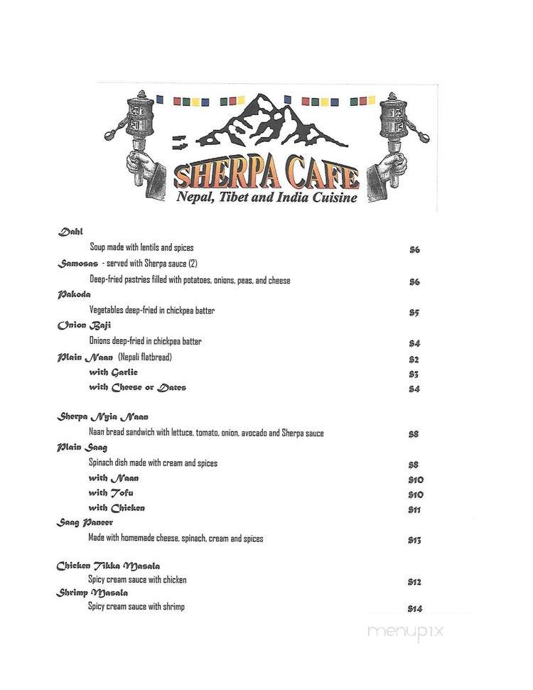 Sherpa Cafe Nepali Cuisine - Crested Butte, CO