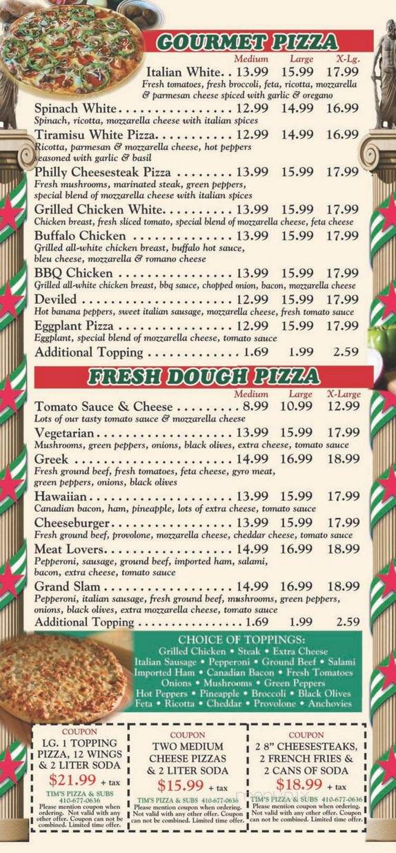 Pizza Boys - Delmar, MD menu_pic