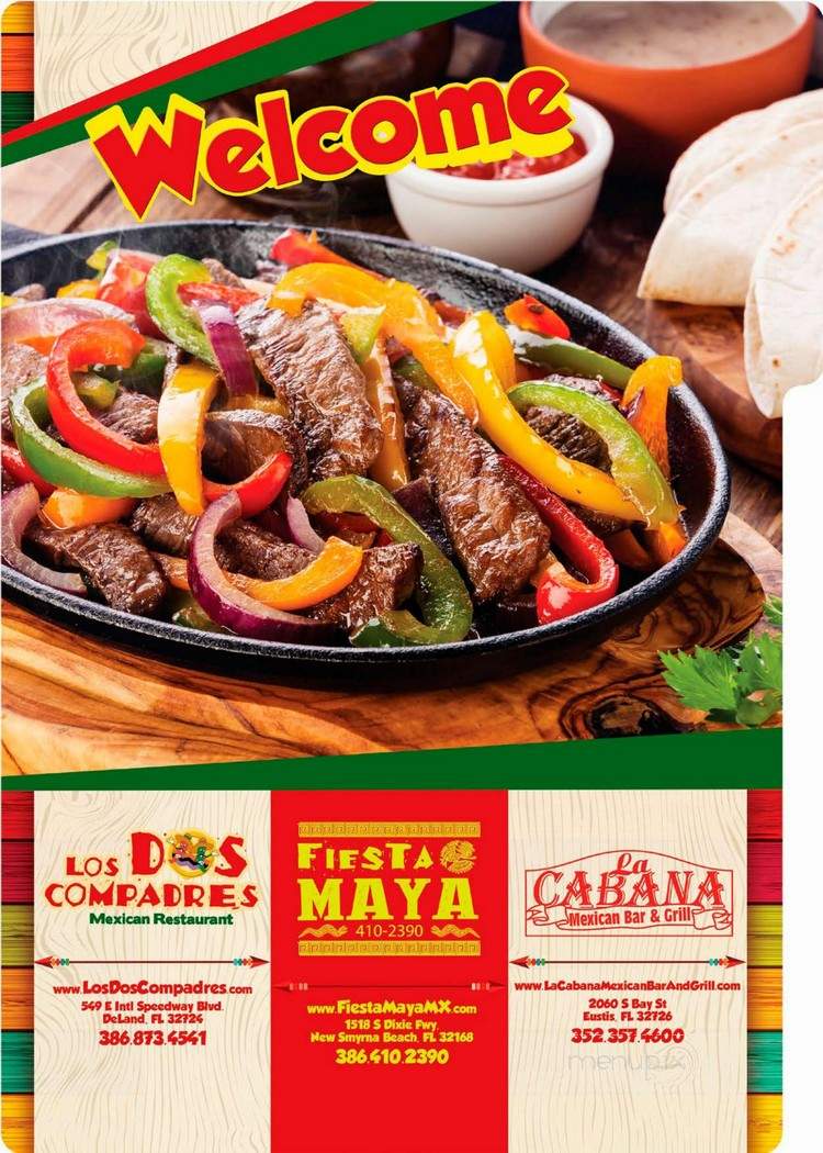 Fiesta Maya Mexican Restaurant - New Smyrna Beach, FL menu_pic
