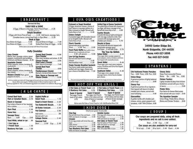 City Diner - North Ridgeville, OH