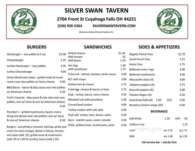 Silver Swan Tavern - Cuyahoga Falls, OH