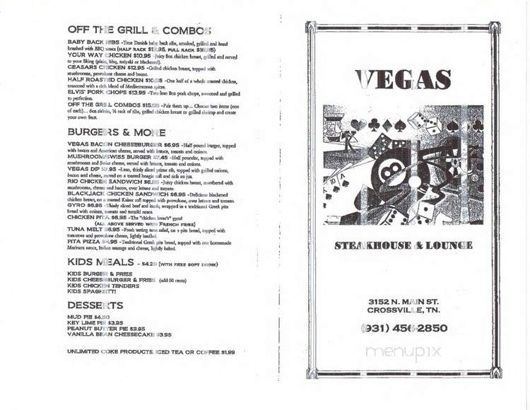 Vegas Steakhouse & Lounge - Crossville, TN