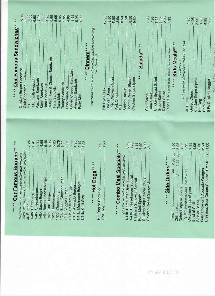 Don Carlos Mexican Restaurant - Fullerton, CA menu_pic