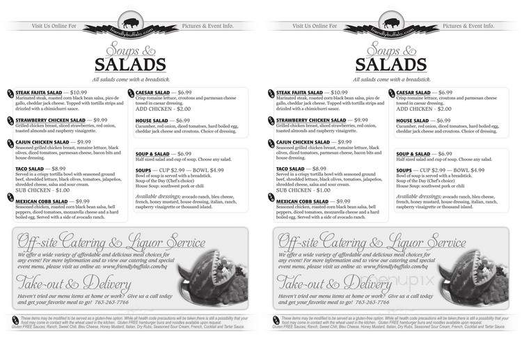 The Buff - Big Lake, MN menu_pic