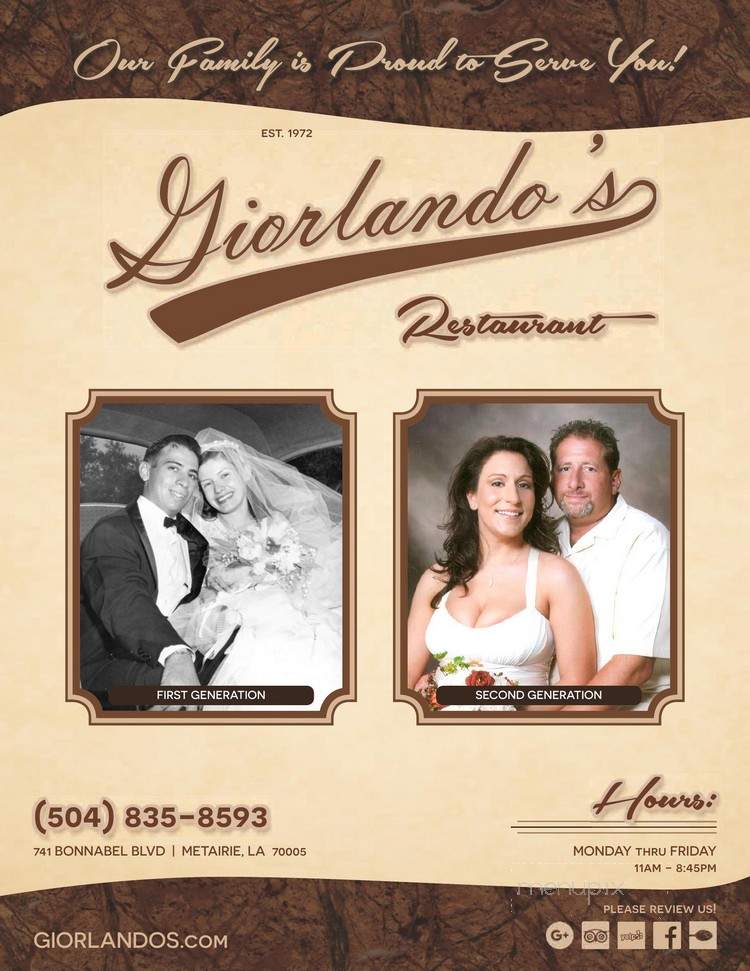 Giorlando's Restaurant - Metairie, LA