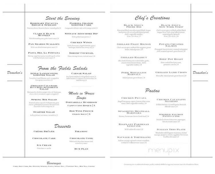 Topper's Tavern - Summerfield, FL menu_pic