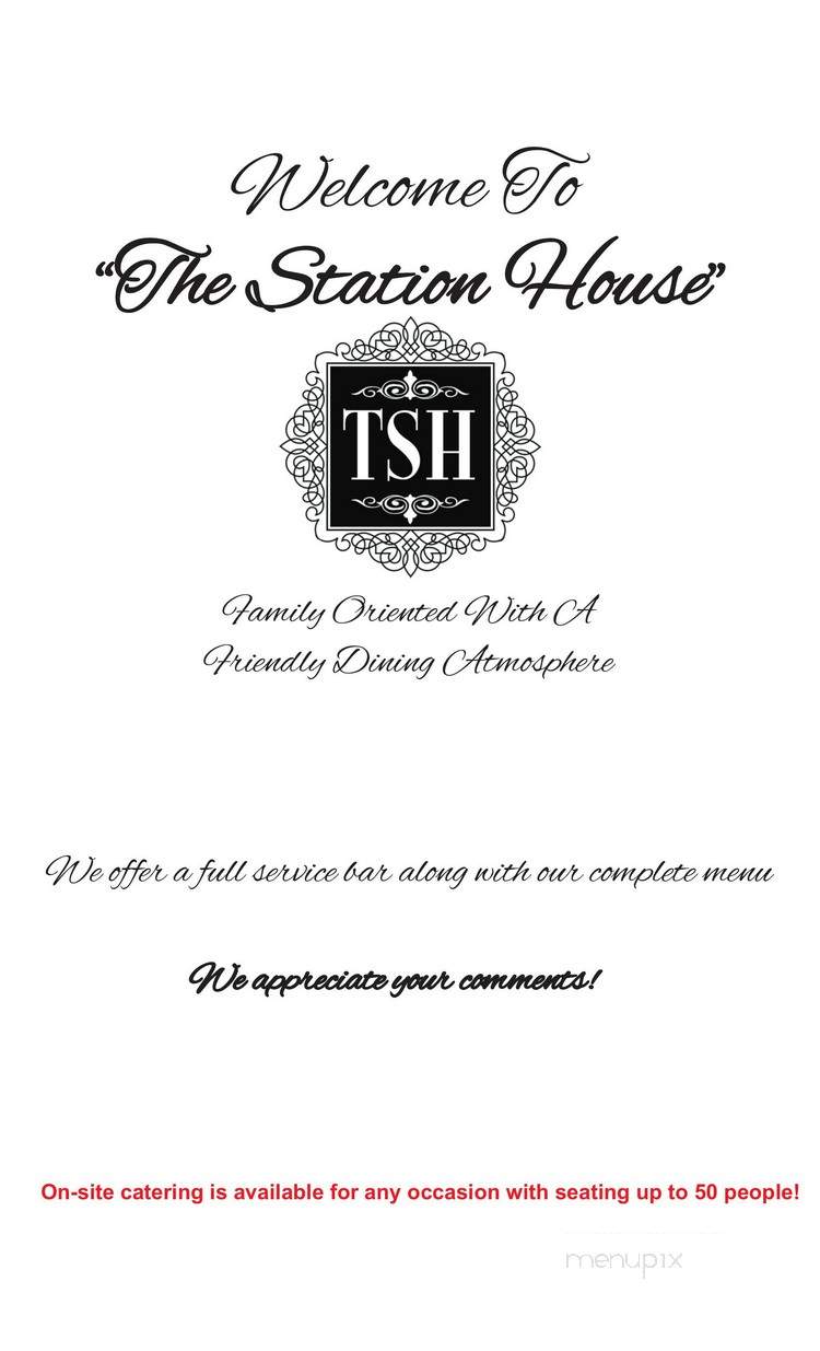 Station House - Llewellyn, PA menu_pic