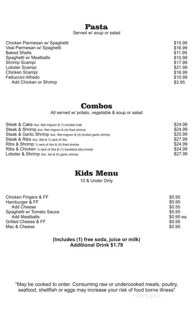 Station House - Llewellyn, PA menu_pic