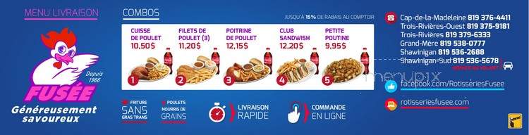 Restaurant Olympic Pizzeria - Shawinigan-Sud, QC menu_pic