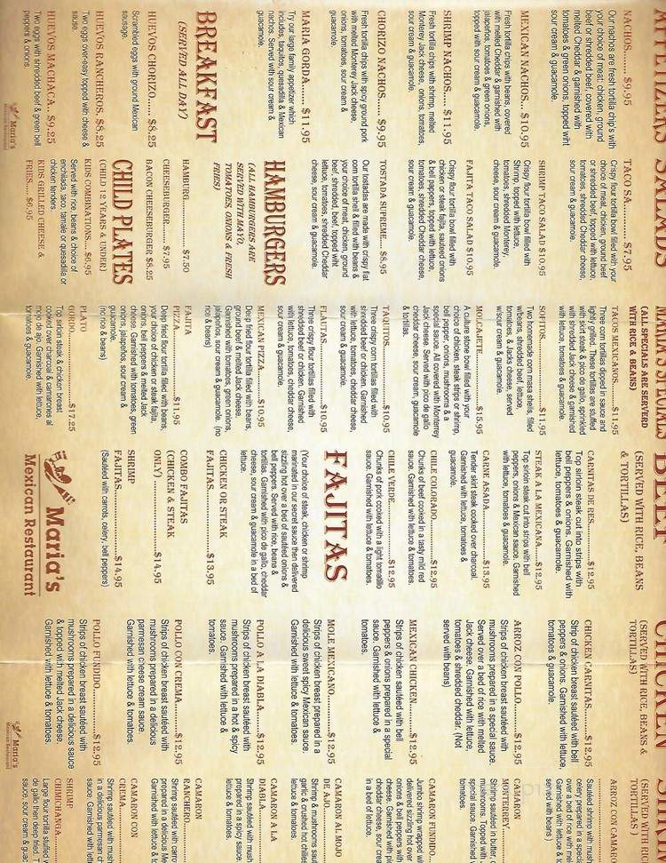 Maria's Mexican Restaurant - Reno, NV