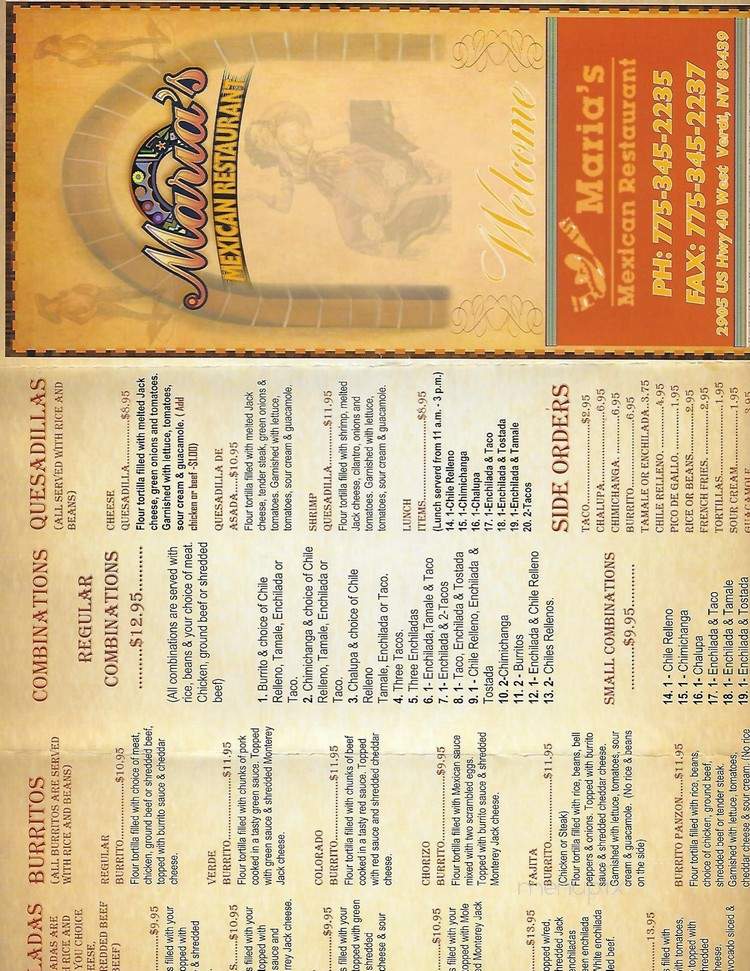 Maria's Mexican Restaurant - Reno, NV
