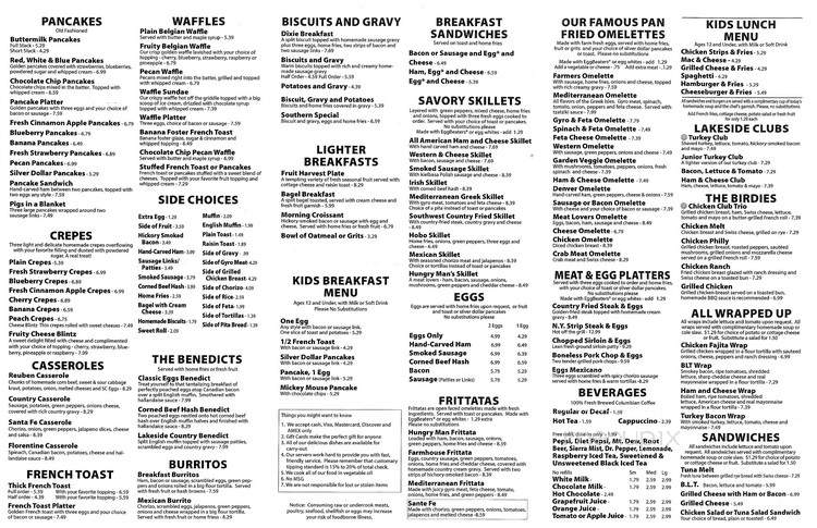 Lakeside Cafe - Fort Wayne, IN menu_pic