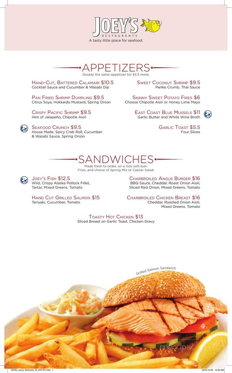 Fish Hut - Kitchener, ON menu_pic