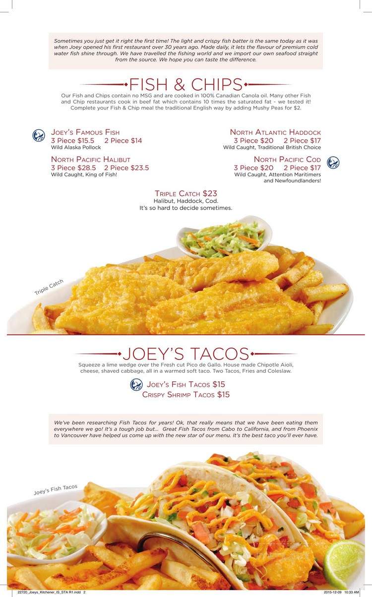 Fish Hut - Kitchener, ON menu_pic