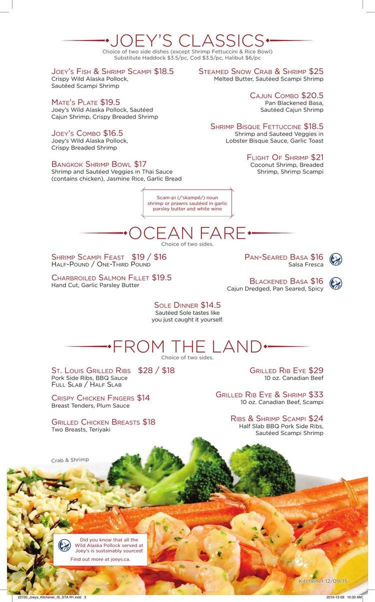 Fish Hut - Kitchener, ON menu_pic