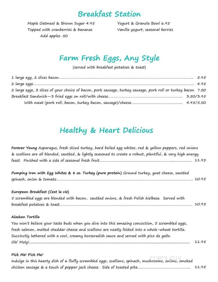 Comfi Of Belmar - Belmar, NJ menu_pic