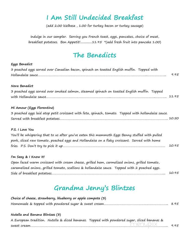 Comfi Of Belmar - Belmar, NJ menu_pic