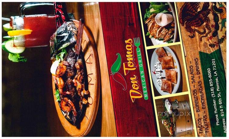 Don Tomas Taqueria y Cantina - Monroe, LA menu_pic