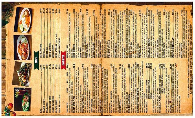 Don Tomas Taqueria y Cantina - Monroe, LA menu_pic
