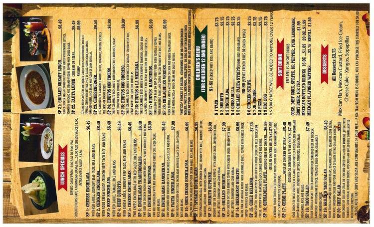 Don Tomas Taqueria y Cantina - Monroe, LA menu_pic