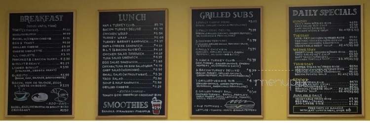 Sunny's Sandwich Shop - Carmel, IN menu_pic