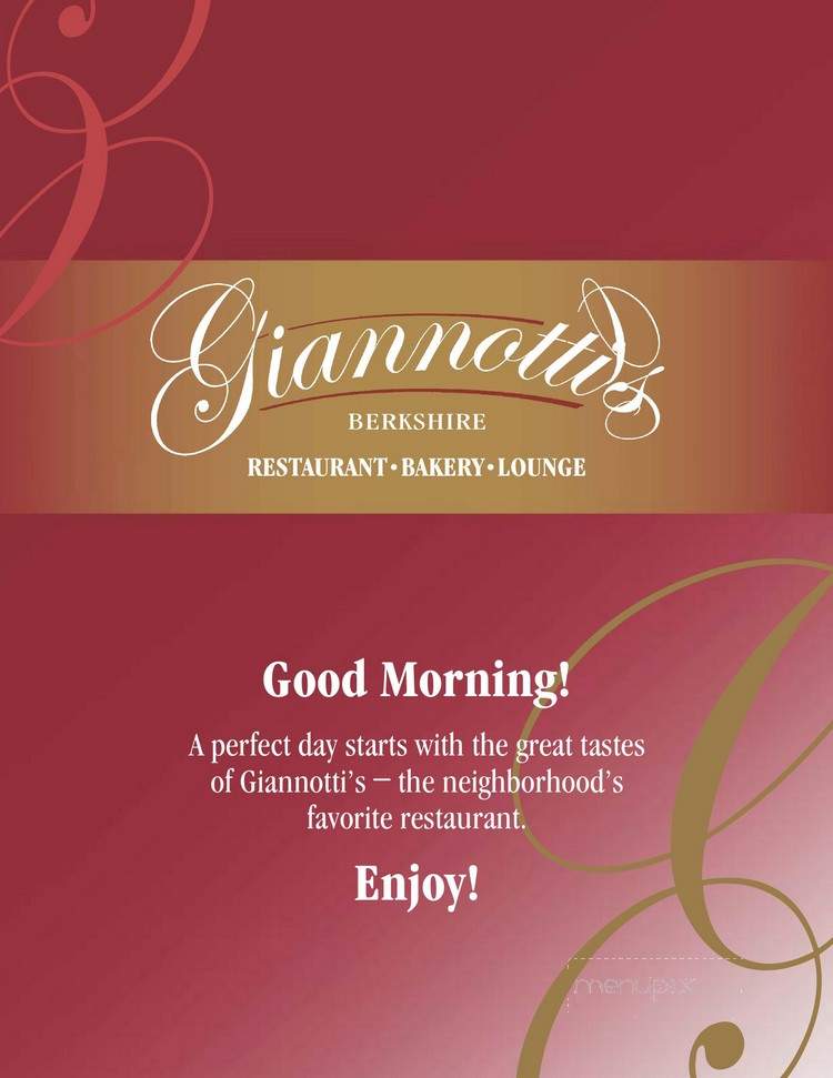 Giannotti's Country Manor - Fleetwood, PA menu_pic
