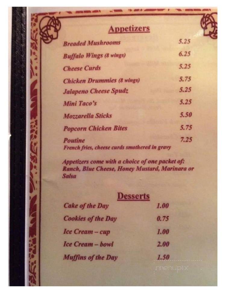 Happy Hour Inn - Glencoe, MN menu_pic