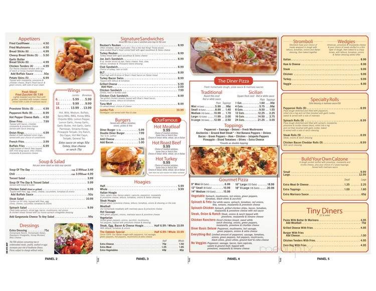 The Diner, Oakdale - Oakdale, PA menu_pic