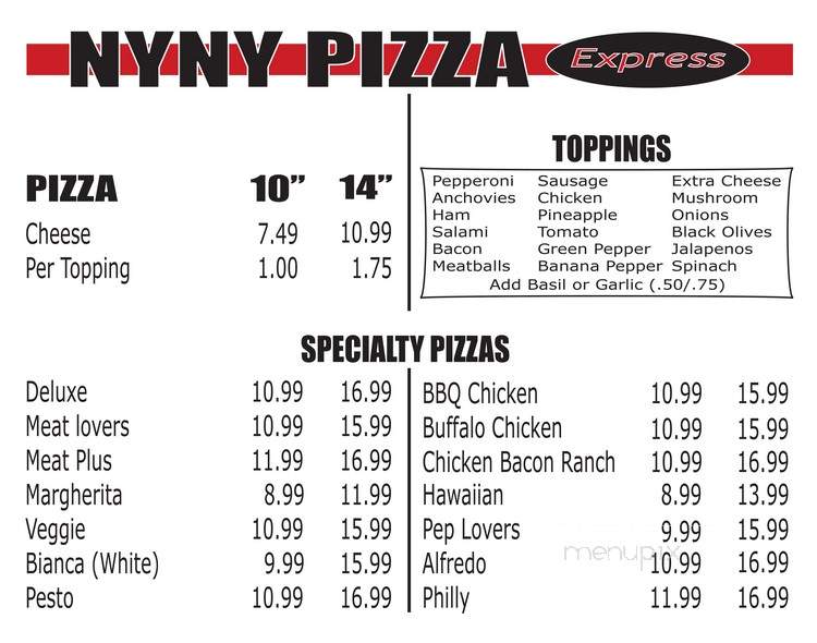 NYNY Pizza - Lebanon, TN