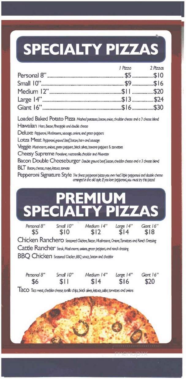 Royal Pizza - Northwood, OH menu_pic
