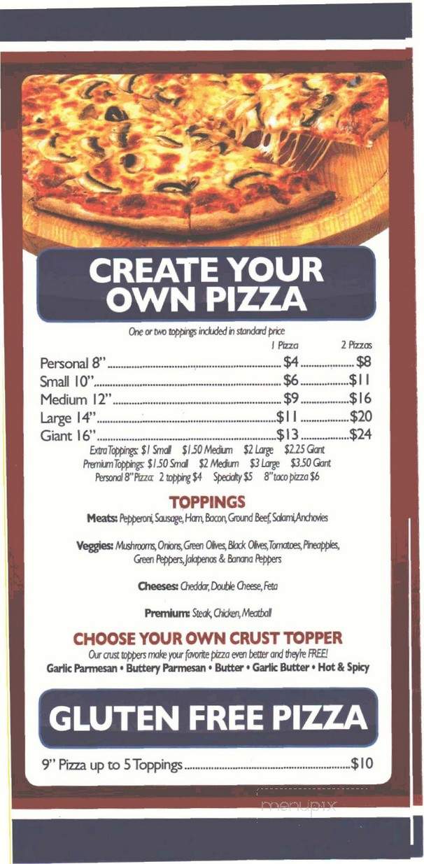 Royal Pizza - Northwood, OH menu_pic