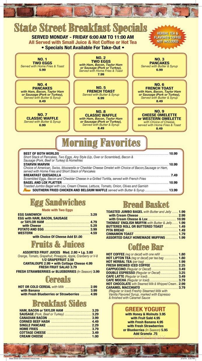 Bloomfield Best Bagel - Bloomfield, NJ menu_pic