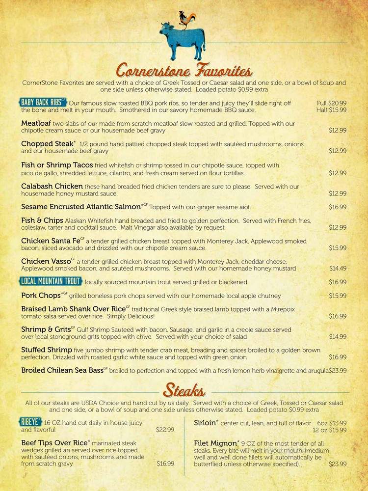 Cornerstone Restaurant - Asheville, NC