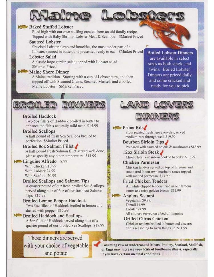 Newport Big Stop Restaurant - Newport, ME menu_pic