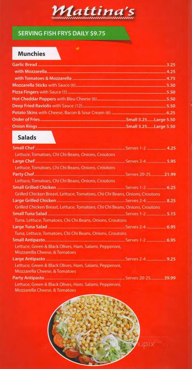 Mama Mia's Pizzeria & Cafe - Buffalo, NY menu_pic