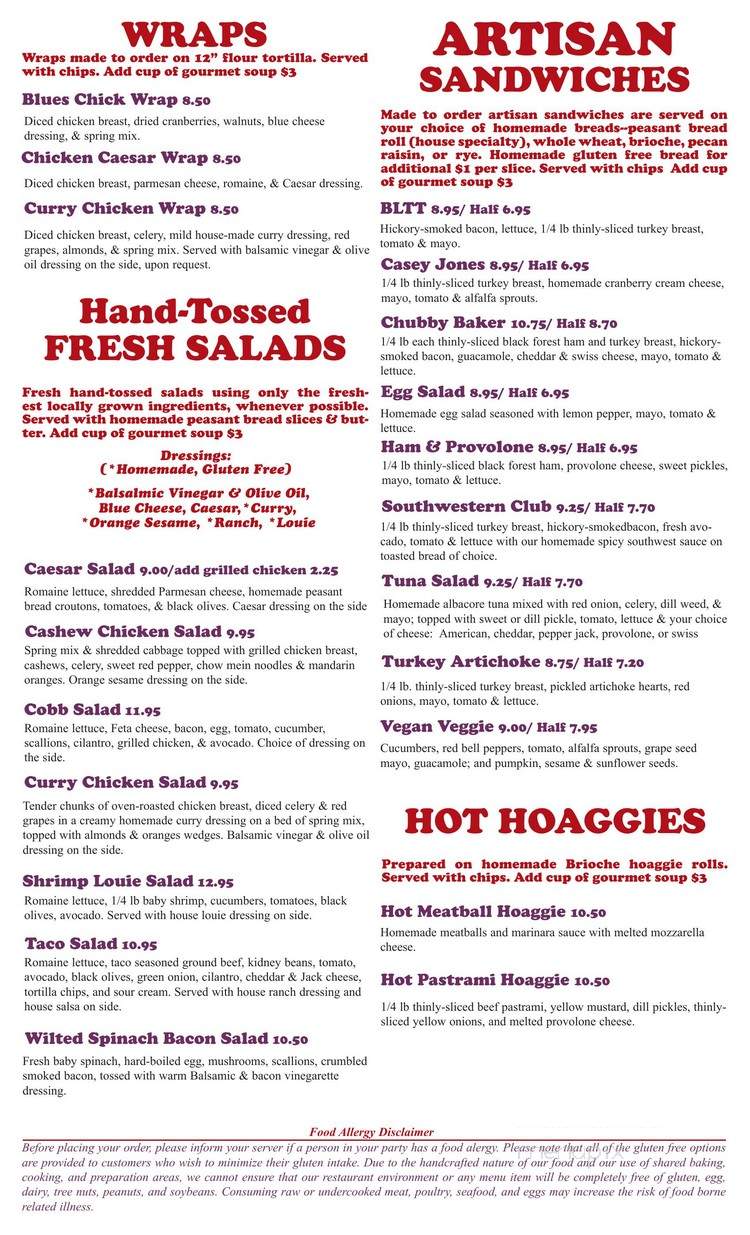 Grateful Bread Cafe & Bistro - Bigfork, MT menu_pic