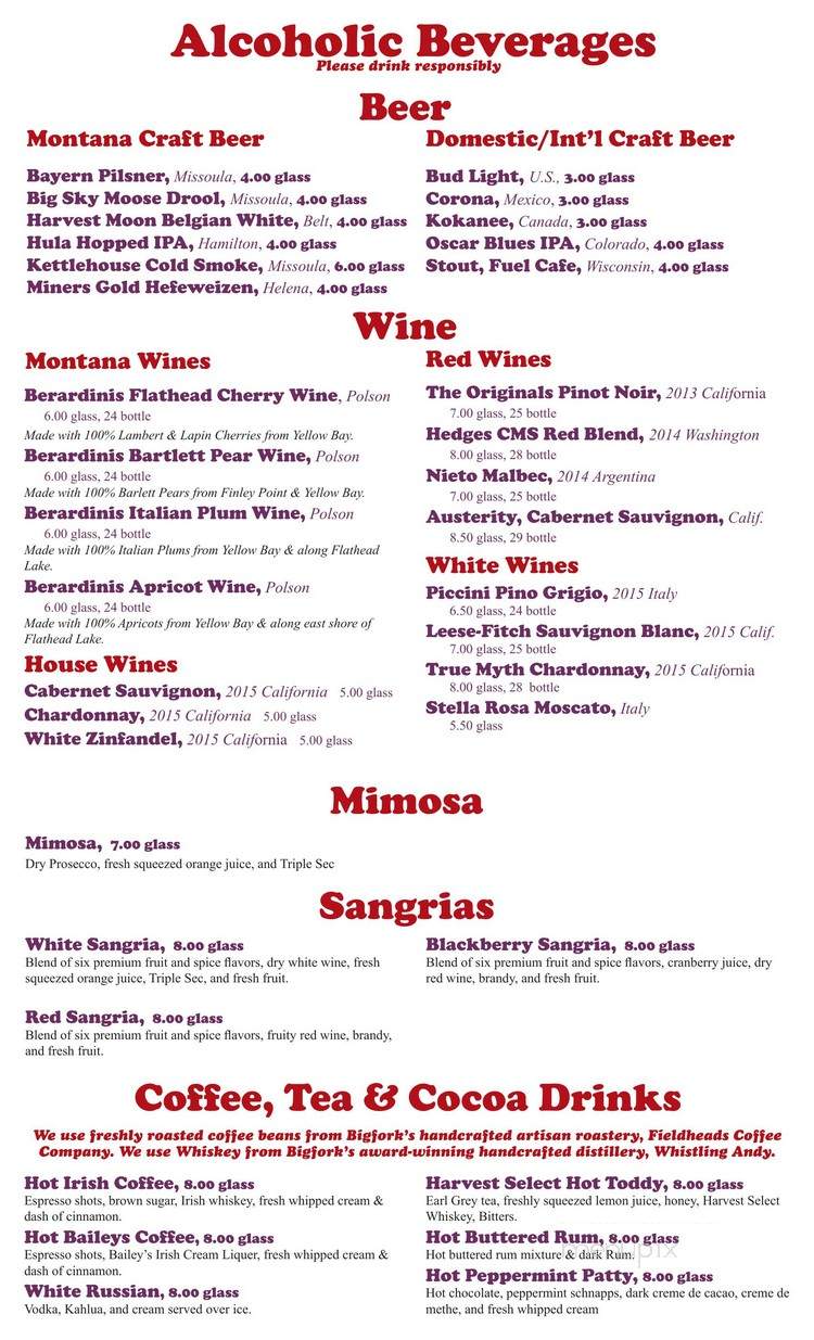 Grateful Bread Cafe & Bistro - Bigfork, MT menu_pic