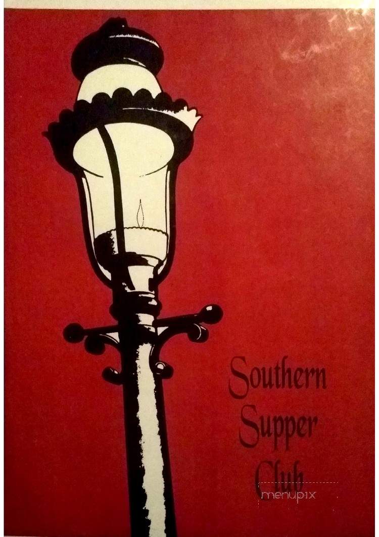 Southern Supper Club - South Coffeyville, OK menu_pic
